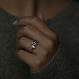 Oval Solitaire Lab Grown Diamond Engagement Ring