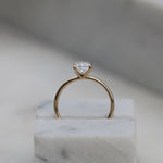 Radiant Solitaire Lab Grown Diamond Engagement Ring