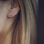 0.4 TCW Pear & Round Cut Moissanite Stud  Earrings