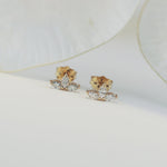 0.30 TCW Marquise Cut Moissanite Stud Earrings