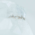 0.4 TCW Pear & Round Cut Moissanite Stud  Earrings