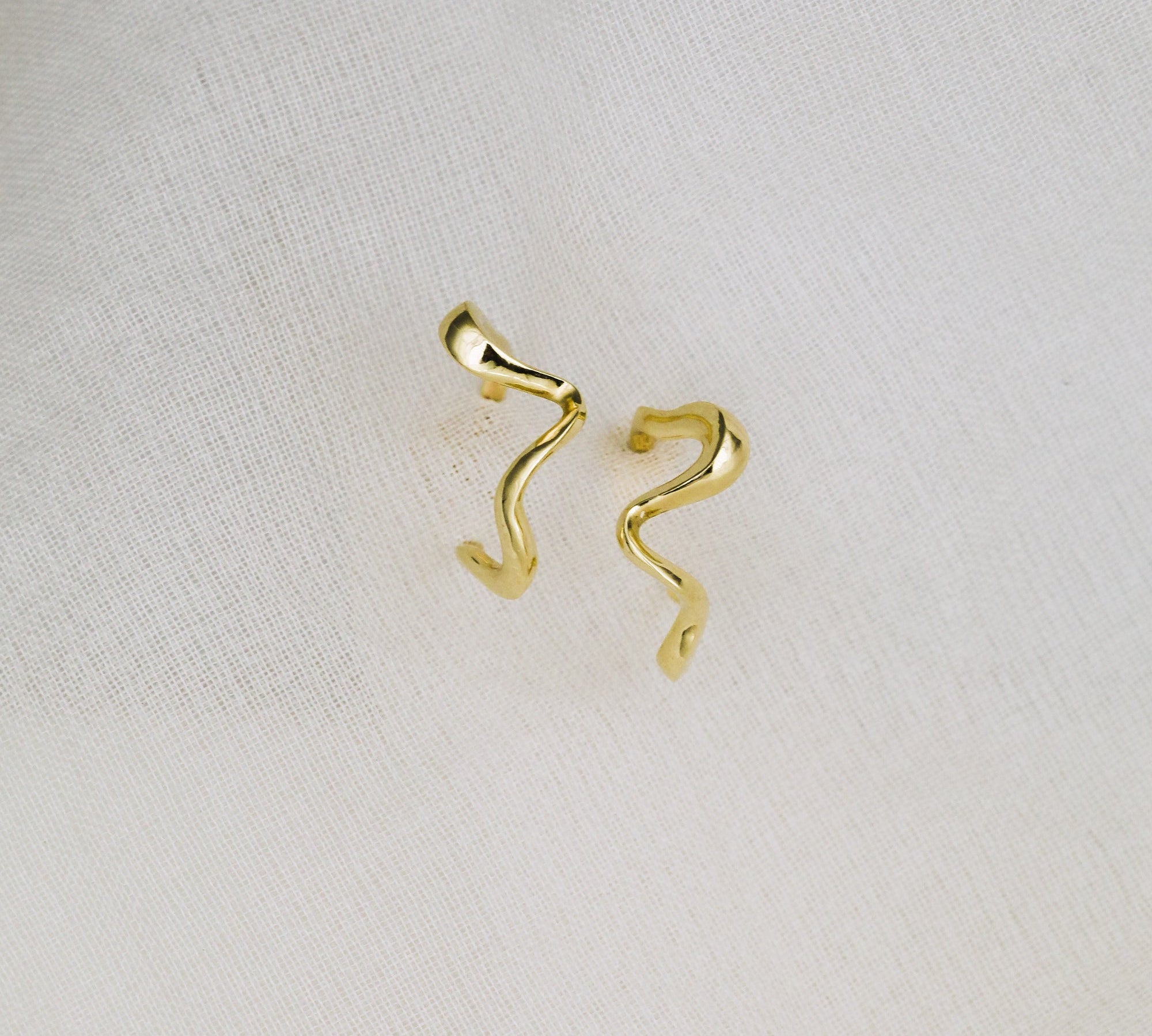 Wave Huggies Earrings