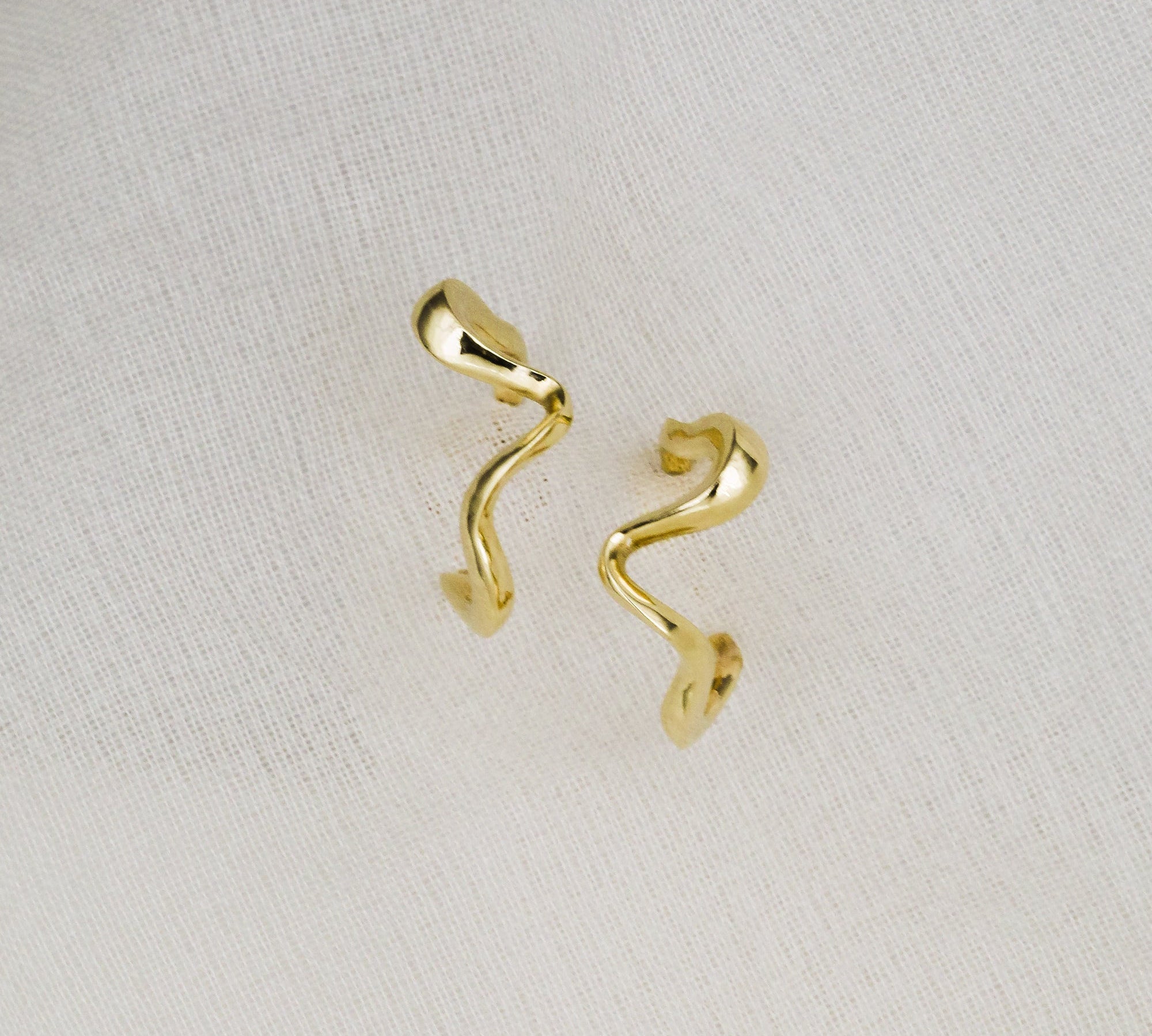 Wave Huggies Earrings
