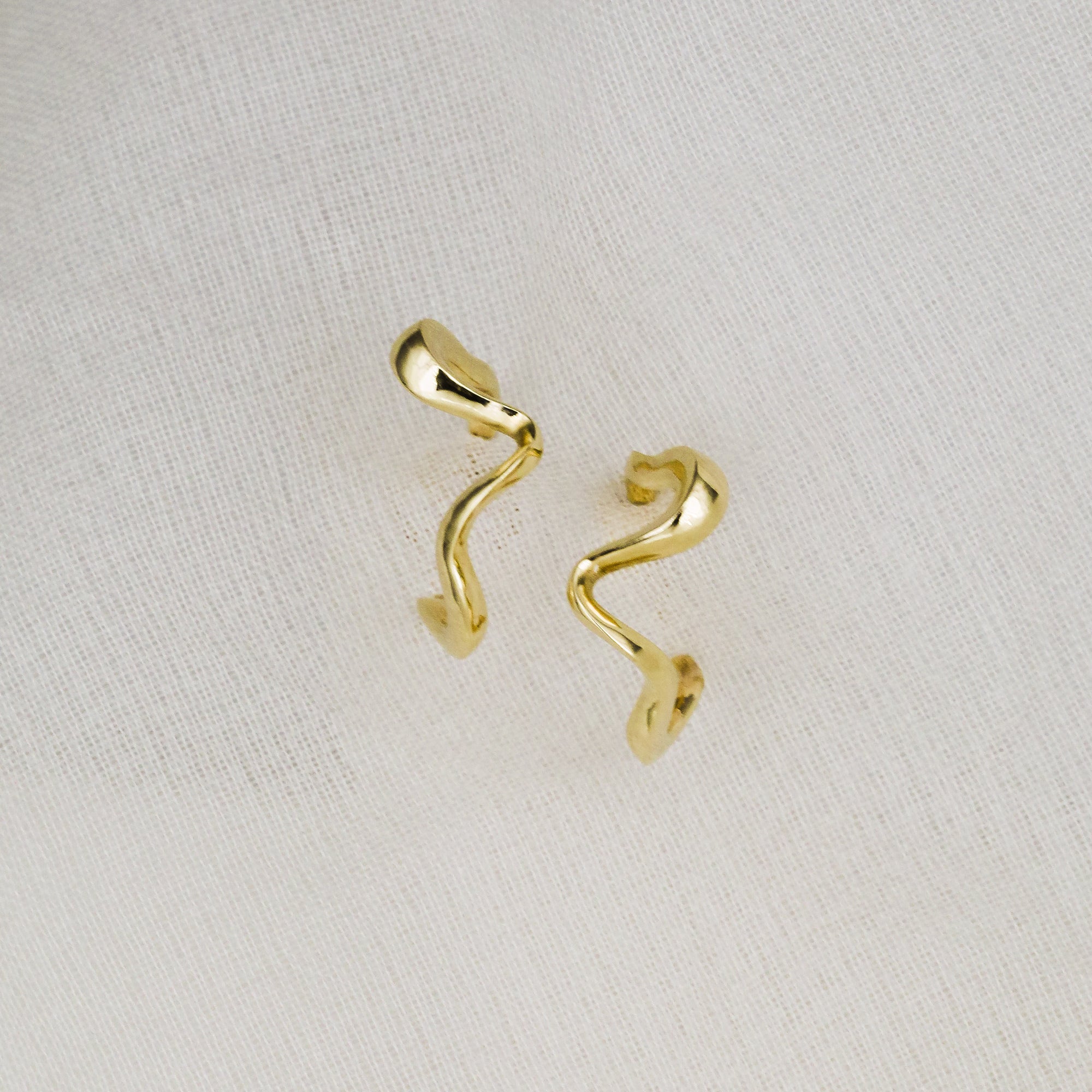 Wave Huggies Earrings