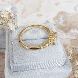 Round Cluster Lab Grown Diamond Engagement Ring