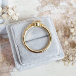 Round Cluster Lab Grown Diamond Engagement Ring