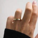 Stunning 0.12 TCW Round Moissanite Stones Flush Wedding Bands