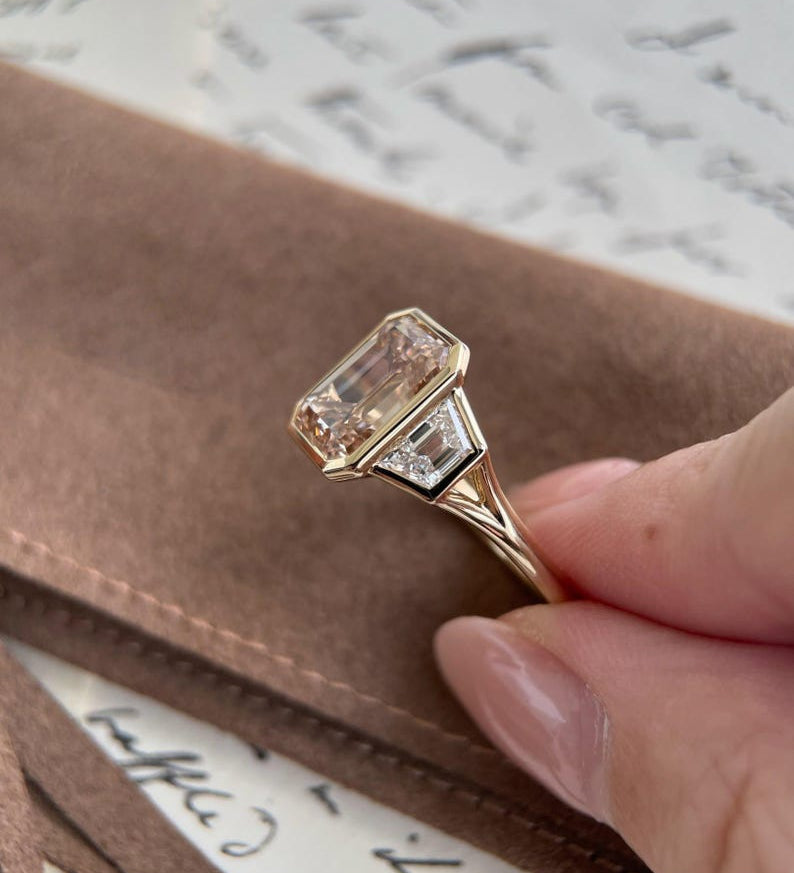 Round Cut Solitaire Lab Grown Diamond Engagement Ring