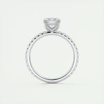 1.75 CT Emerald Solitaire CVD F/VS1 Diamond Engagement Ring 6