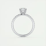 1.75 CT Emerald Solitaire CVD F/VS1 Diamond Engagement Ring 6