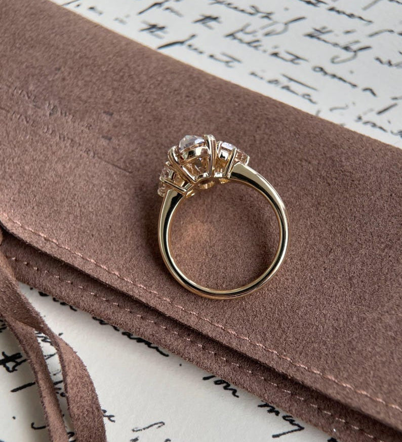 Round Cut Solitaire Lab Grown Diamond Engagement Ring