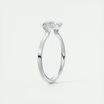 2 CT Marquise Half Bezel CVD F/VS1 Diamond Engagement Ring 7
