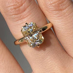 Round Cut Solitaire Lab Grown Diamond Engagement Ring