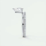 1.5 CT Trillion Solitaire CVD F/VS1 Diamond Engagement Ring 5