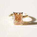 Round Cut Solitaire Lab Grown Diamond Engagement Ring