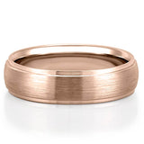 Classic Domed Shaped Wedding Band for Men's in Solid Gold 5