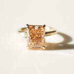 Round Cut Solitaire Lab Grown Diamond Engagement Ring