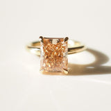 Round Cut Solitaire Lab Grown Diamond Engagement Ring