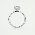 2 CT Asscher Solitaire CVD F/VS1 Diamond Engagement Ring 7