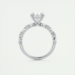 2 CT Round Solitaire CVD F/VS1 Diamond Engagement Ring 7