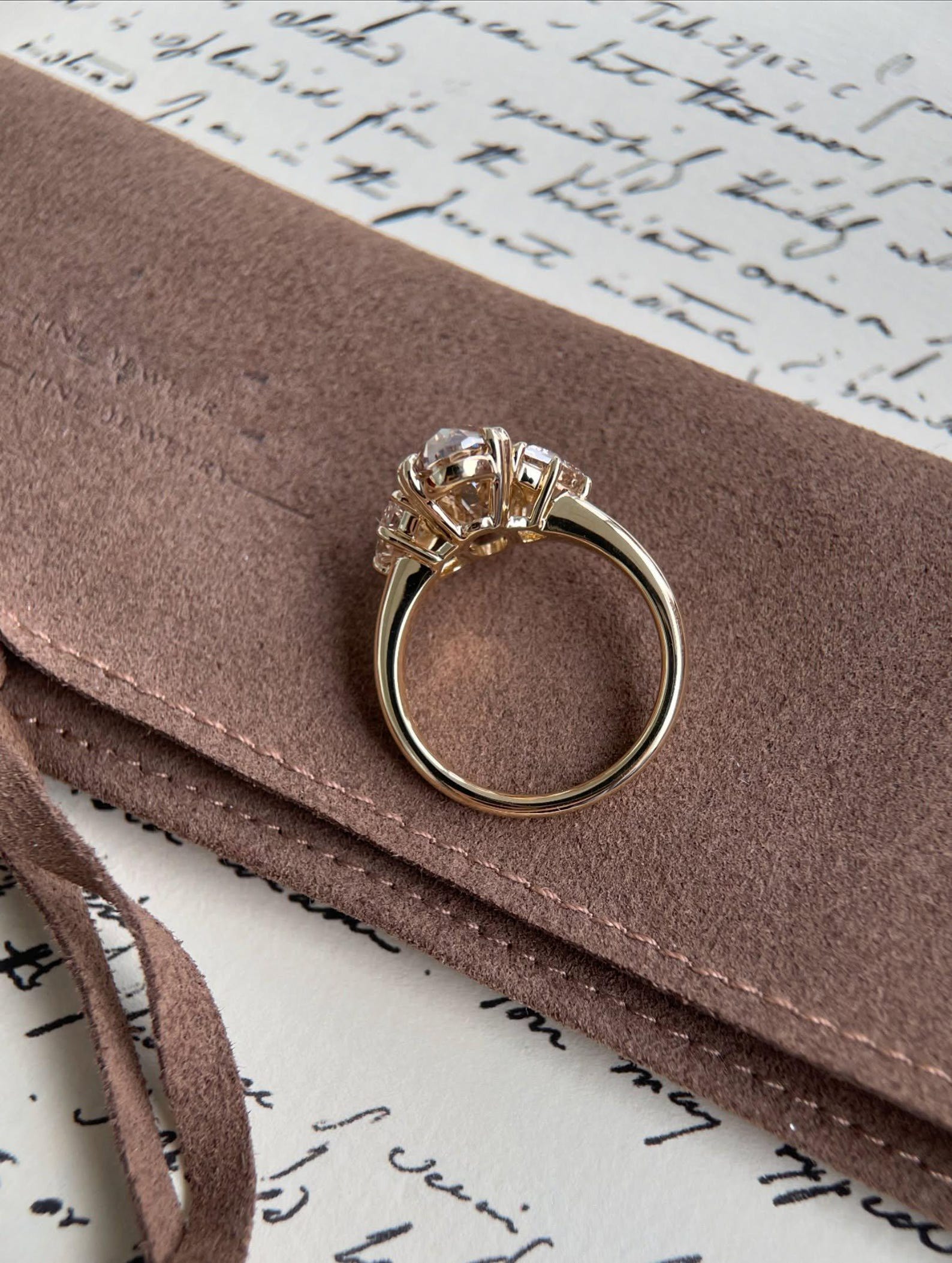 Round Cut Solitaire Lab Grown Diamond Engagement Ring