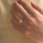 Round Cut Solitaire Lab Grown Diamond Engagement Ring