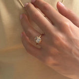 Round Cut Solitaire Lab Grown Diamond Engagement Ring