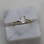 Radiant Solitaire Lab Grown Diamond Engagement Ring