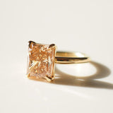 Round Cut Solitaire Lab Grown Diamond Engagement Ring