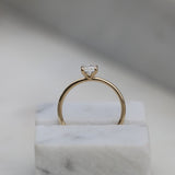 Radiant Solitaire Lab Grown Diamond Engagement Ring