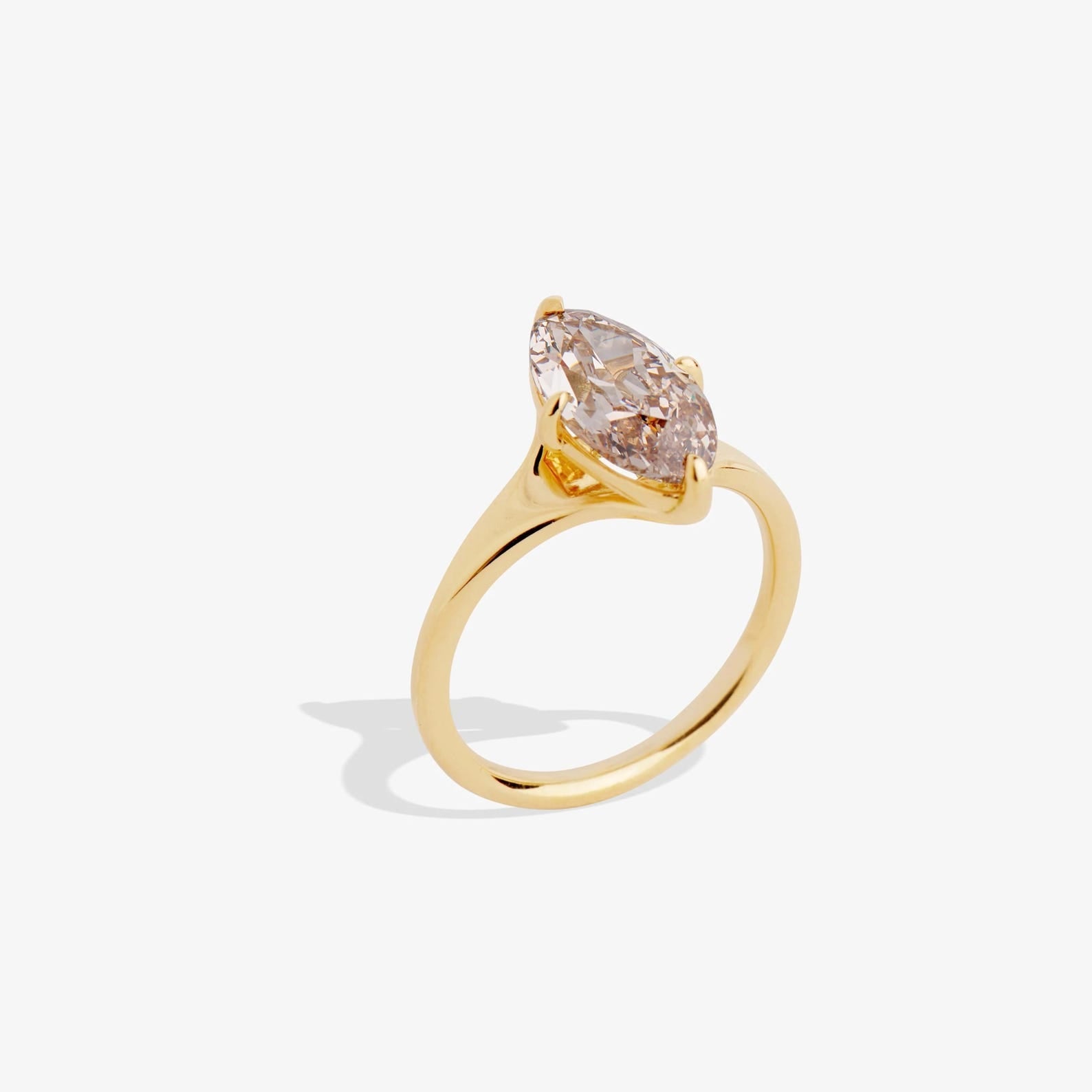 Round Cut Solitaire Lab Grown Diamond Engagement Ring