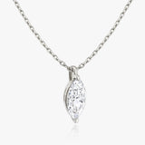 1.0 CT Marquise Solitaire  Lab Grown Diamond Necklace