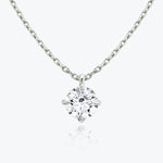 1.0 CT Round Solitaire  Lab Grown Diamond Necklace