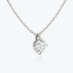 1.0 CT Round Solitaire  Lab Grown Diamond Necklace