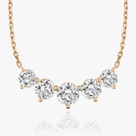 3.50 TCW Round  Lab Grown Diamond Necklace