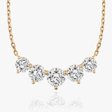 3.50 TCW Round  Lab Grown Diamond Necklace