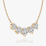 3.50 TCW Round  Lab Grown Diamond Necklace