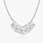 3.50 TCW Oval  Lab Grown Diamond Necklace