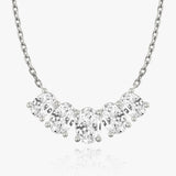 3.50 TCW Oval  Lab Grown Diamond Necklace