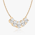 3.50 TCW Oval  Lab Grown Diamond Necklace