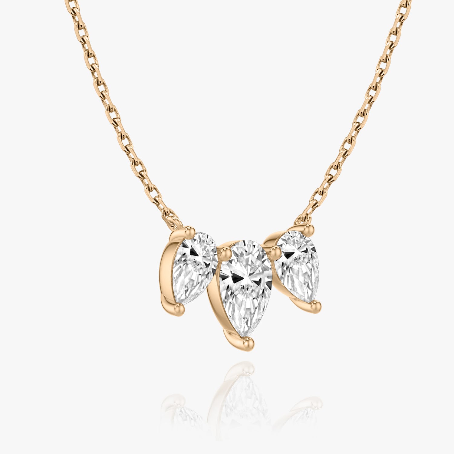 2.0 TC Pear  Lab Grown Diamond Necklace