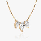 2.0 TC Pear  Lab Grown Diamond Necklace