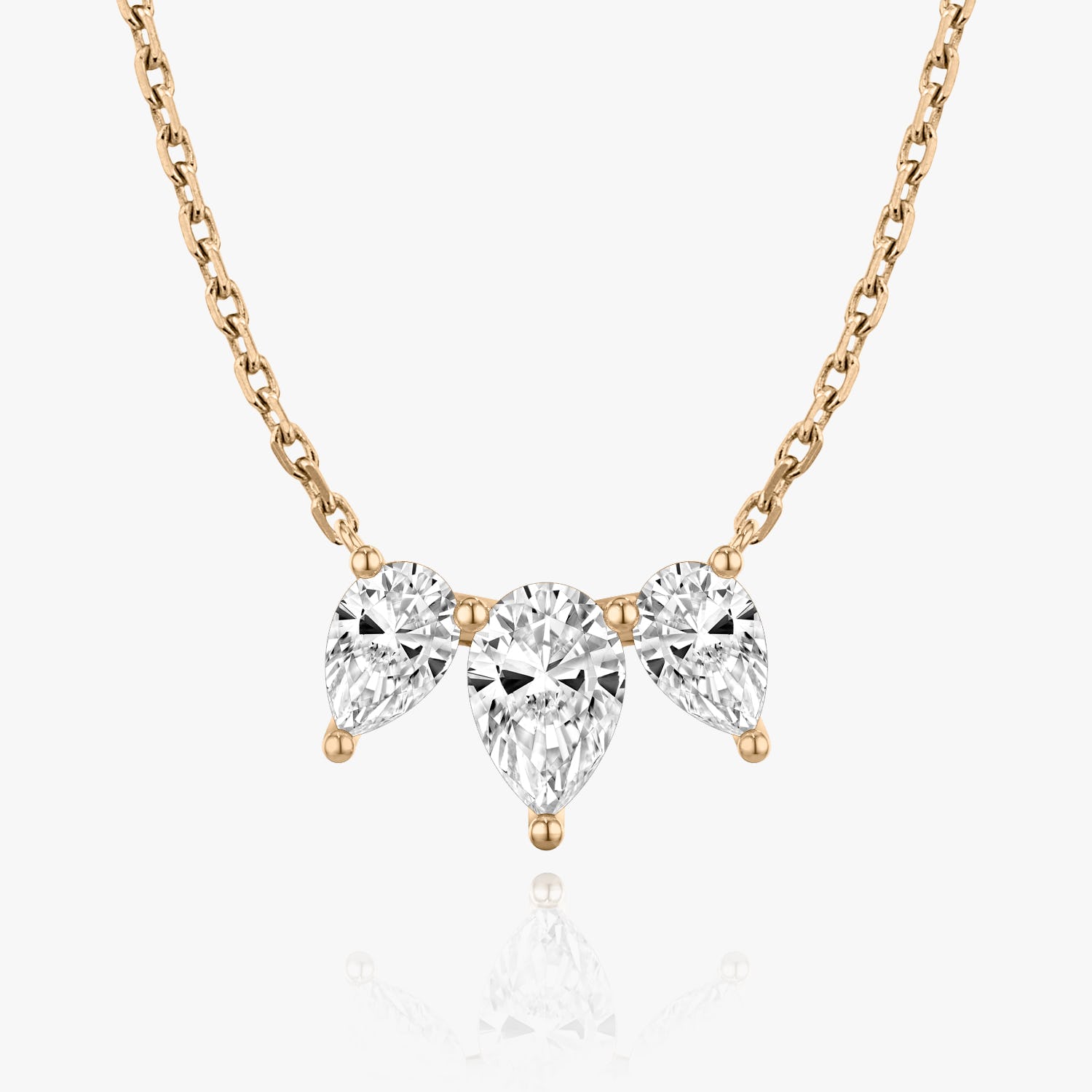 2.0 TC Pear  Lab Grown Diamond Necklace