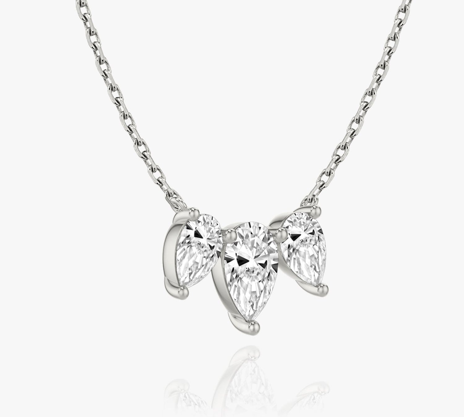 2.0 TC Pear  Lab Grown Diamond Necklace
