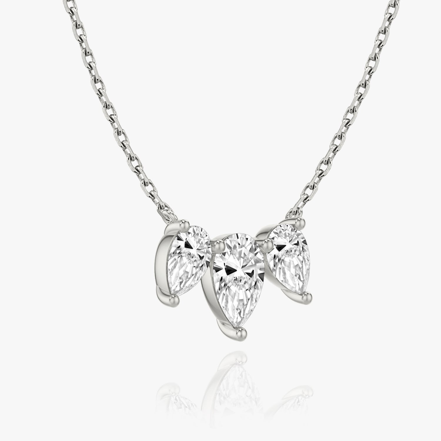 2.0 TC Pear  Lab Grown Diamond Necklace