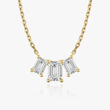 2.0 TC Emerald Lab Grown Diamond Necklace