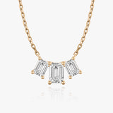 2.0 TC Emerald Lab Grown Diamond Necklace