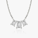 2.0 TC Emerald Lab Grown Diamond Necklace