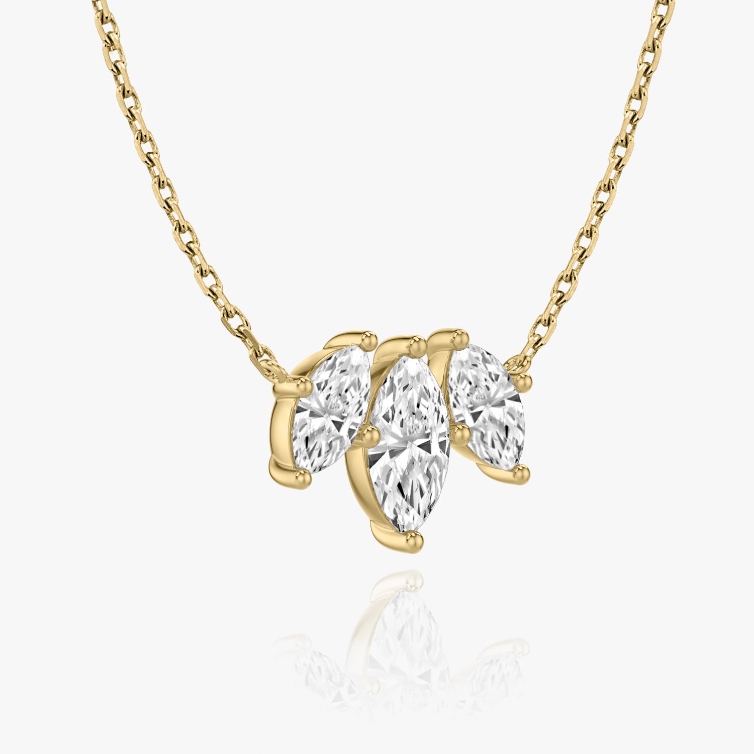 2.0 TC Marquise Lab Grown Diamond Necklace