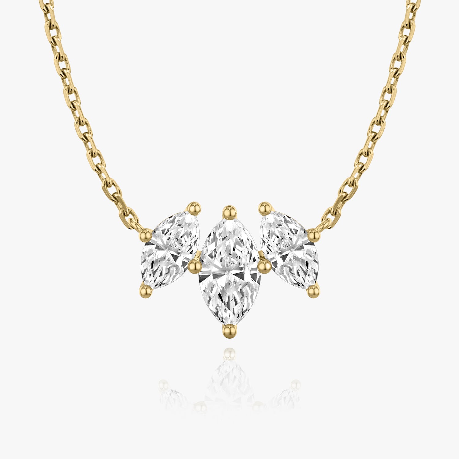 2.0 TC Marquise Lab Grown Diamond Necklace